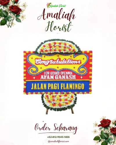 Bunga Papan Congratulation di Selomoyo